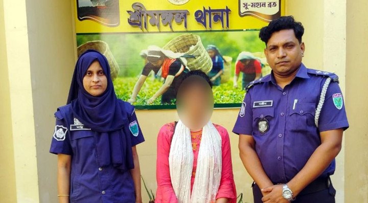 সিলেট থেকে উদ্ধার অপহৃত কিশোরী রীমা রানী সরকার